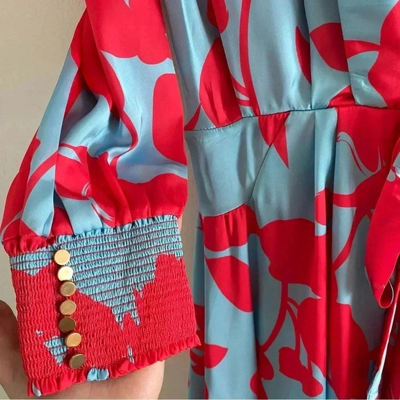 SUKISO WOMEN'S ELSA WRAP DRESS Large - Picture 6 of 11